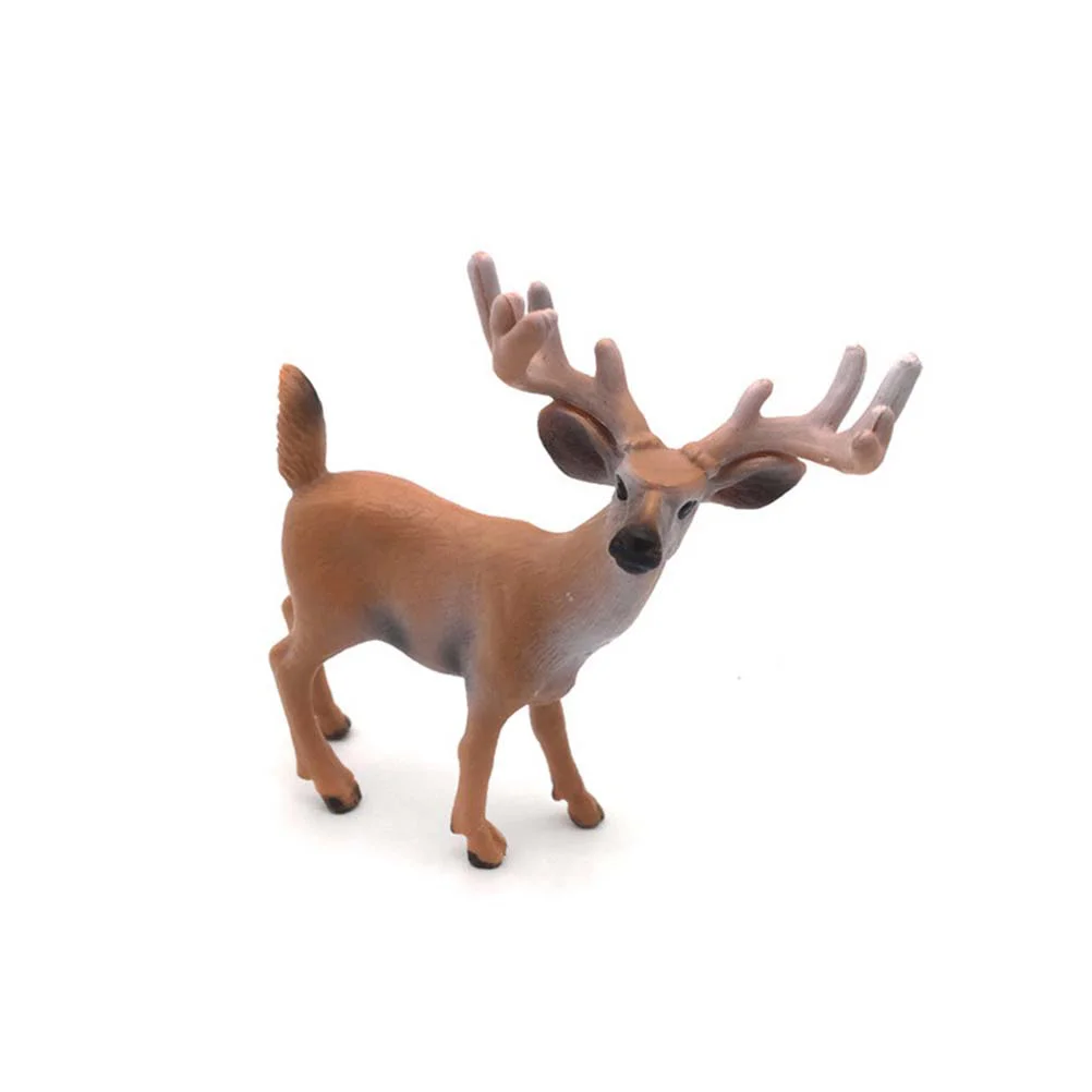 

6 Pcs Toys Girls Deer Statue Ornament Figurines Craft Model Home Decor Decoration