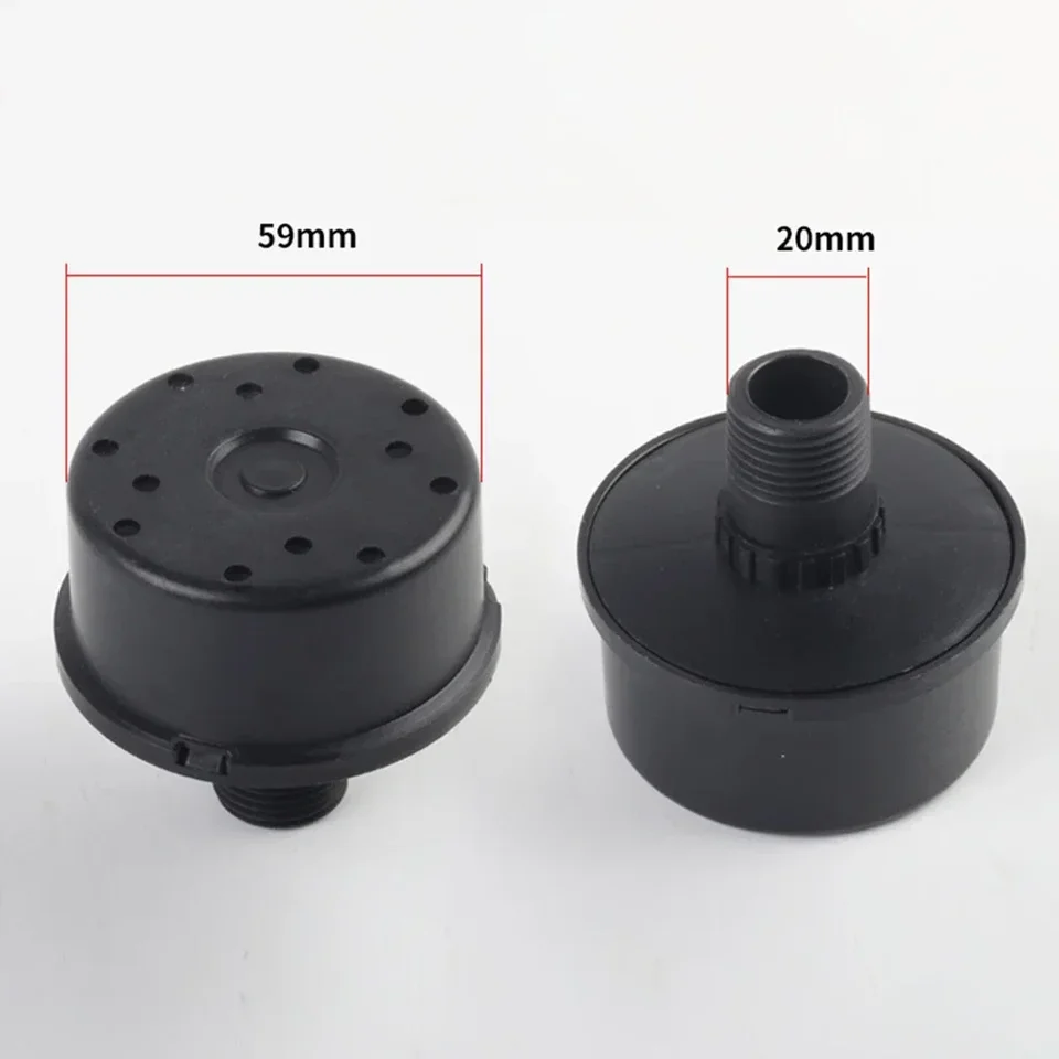 Silencieux Pour Compresseur D'air, 1 Pièce, Filetage Mâle 20 Mm, Avec Filtre Intégré, Neuf