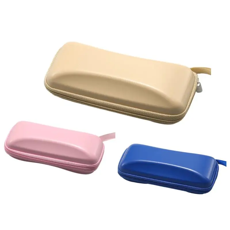 

Eyewear Guard Portable Hard Sunglasses Protector Box with Zipper Carabiner and Hook A Stylish Travel Pack for Your Glasses case