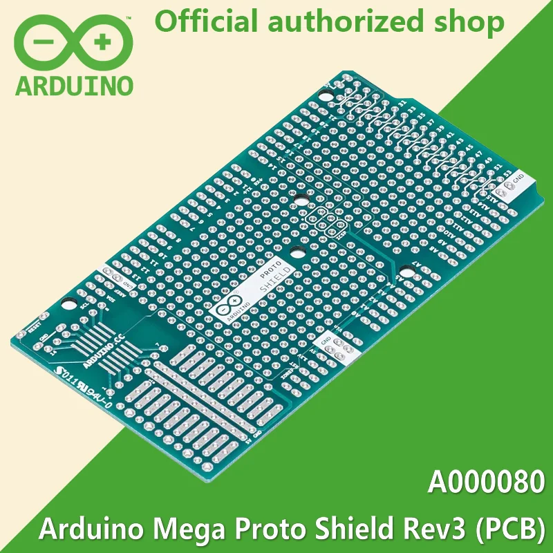 Arduino Mega Proto Shield Rev3 Pcb A000080 Breadboard Mega2560 R3 Nuovo Originale Importato Dall'Italia