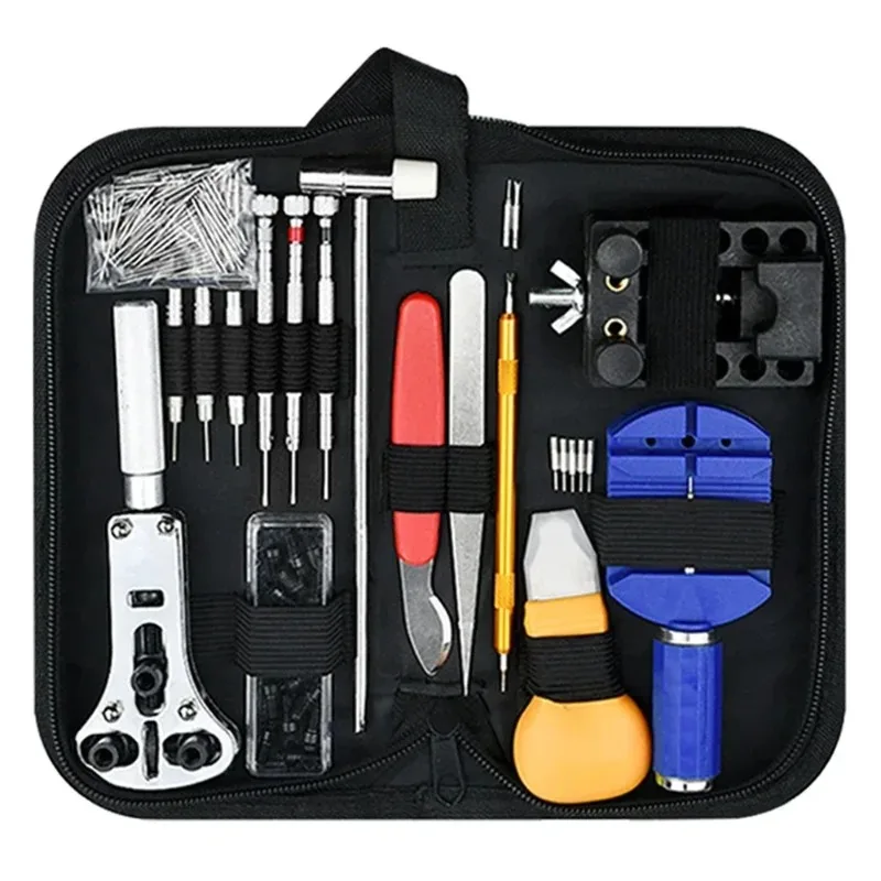 Deluxe 147-Piece Watch Repair Toolkit for Battery Changes & Strap Adjustments