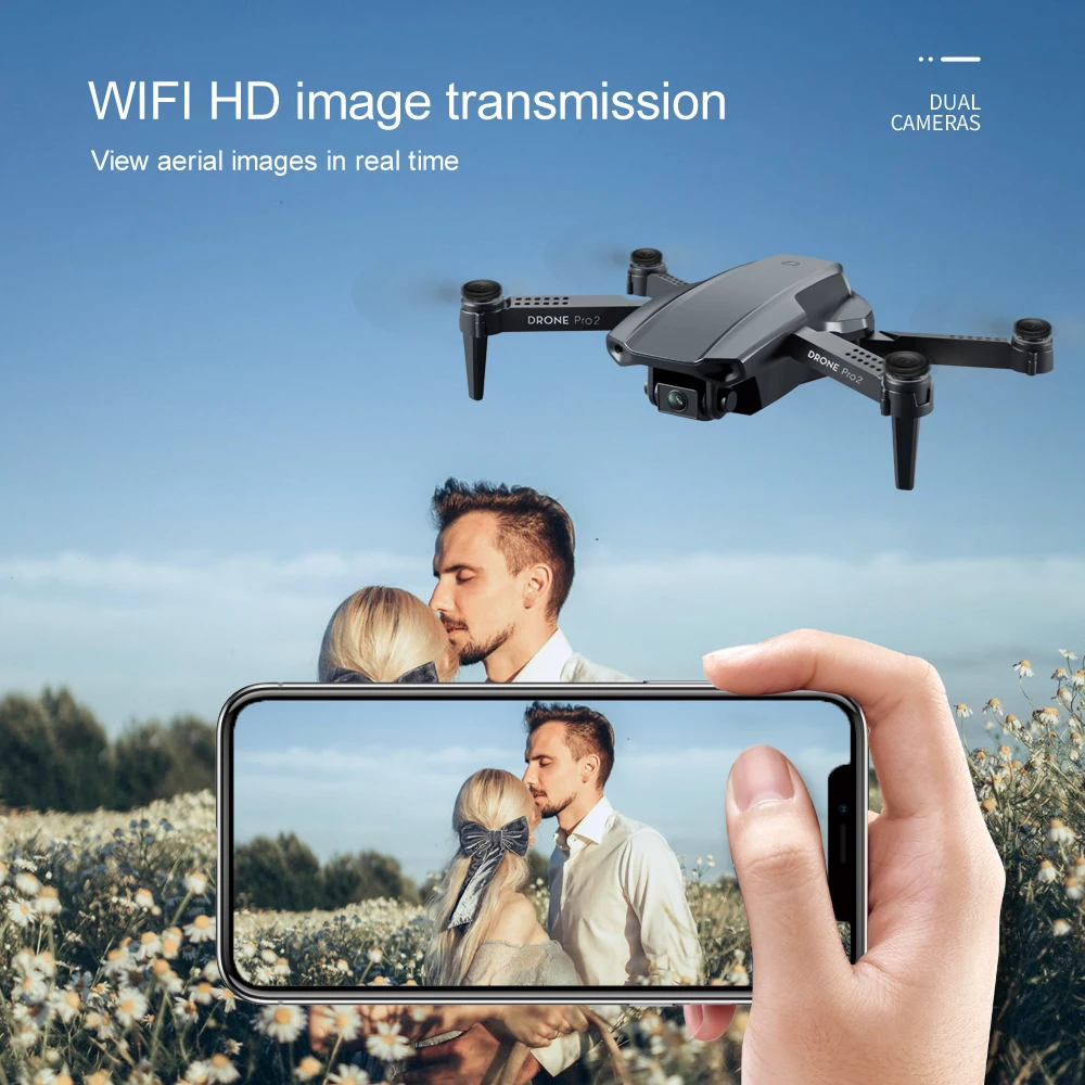 E99 RPO RC Drone 4K Professional with camera hd 4k WiFi Fpv Drone Real-time Transmission Dual Camera Quadcopter Helicopter Toys camoro quadcopter drone with camera