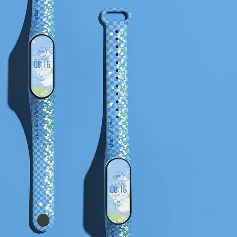 Strap for Xiaomi Mi Band 7 6 Bracelet Sport silicone wristband Xiaomi Miband 3 4 5 wriststrap correa Mi band 5 6 4 strap