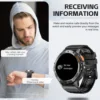 New Military Outdoor Sport Smart Watch Men 1.43Inch AMOLED HD Screen Flashlight IP68 Waterproof Watch Wireless Call Smartwatch 5