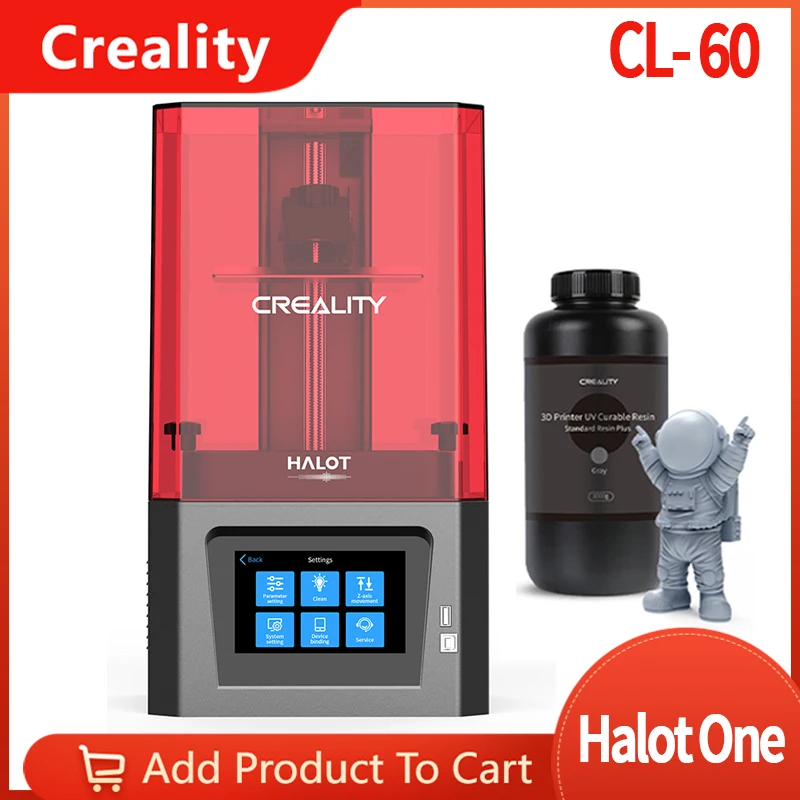 CREALITY 3D Halot ONE(CL-60)/HALOT-ONE PLUS (CL79 )Resin Printer light Source 4K Mono High Precision LCD Photocuring 3D Printer