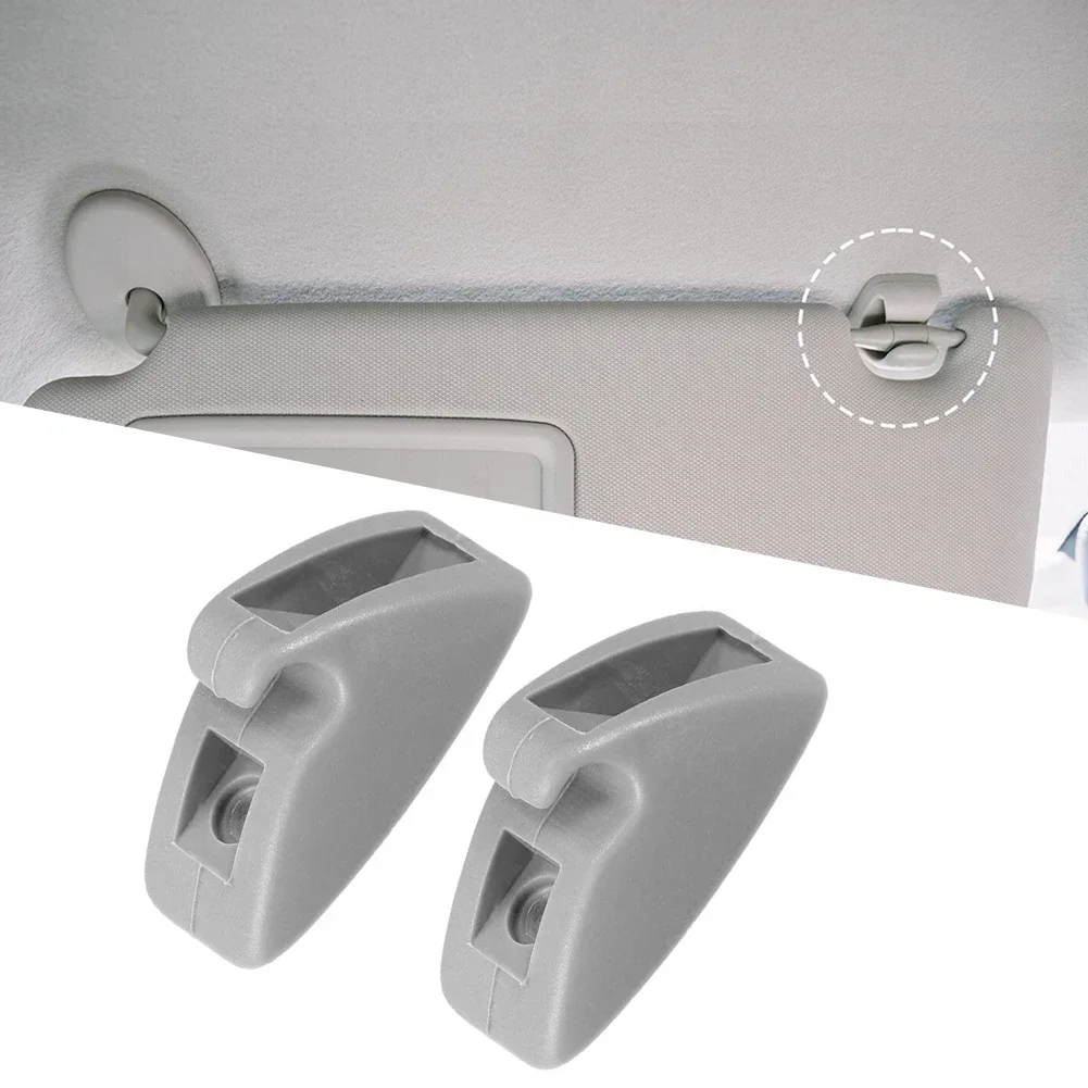 2Pcs Car Sun Visor Support Clip Retainer Hanger Sun Visor Hooks Sunshield Bracket Clip 191857559 For Rabbit For MK1 MK2