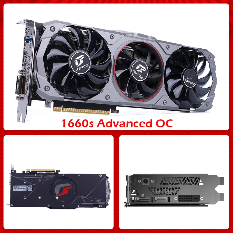 latest gpu for pc 6GB For COLORFUL Geforce GTX 1660s Computer Game Graphics Card good video card for gaming pc