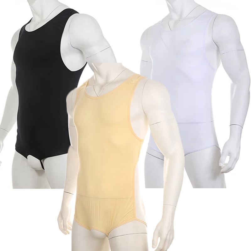 Sexy Men's Bodysuit Mens Leotard Man Shapers Full Body Underwear Male Body Shapewear One Piece Jockstrap Set men bodysuit jumpsuit,men lingerie underwear
