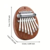 8 Key Mini Wooden Kalimba High Quality Exquisite Finger Thumb Piano Marimba Musical Good Accessory Pendant Gift 5