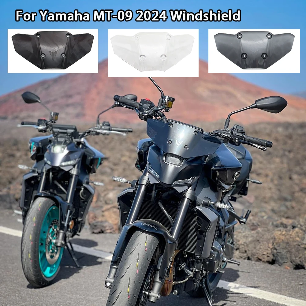 

Motorcycle Accessories Windshield Front Windshield Wind Deflector Fairing Lower For YAMAHA MT 09 MT-09 SP 2024