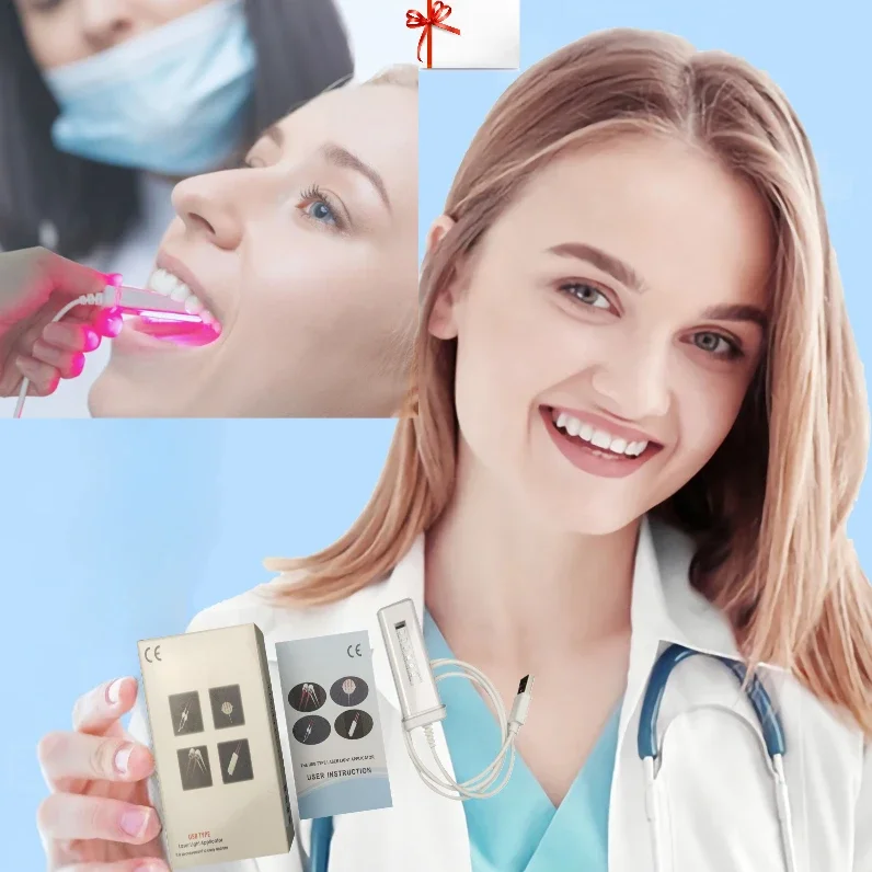 Red Light Teeth Pain Relief Personal Oral Physiotherapy Laser Tool Light Up Your Smile Oral Health & Beauty