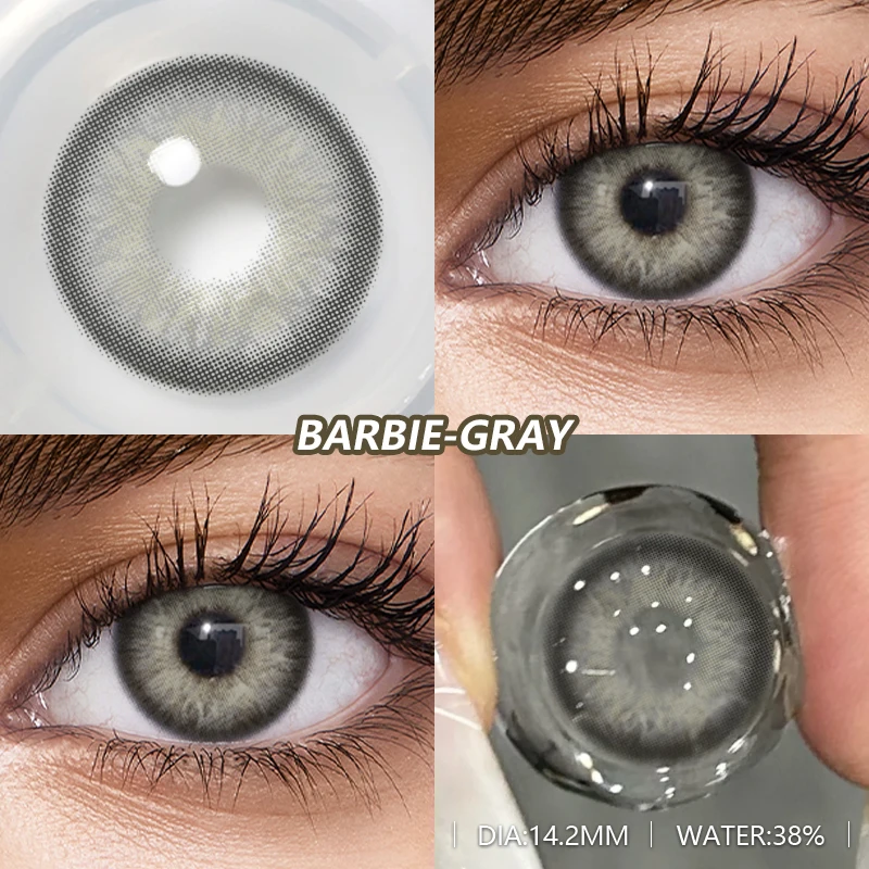 EYESHARE 1 Paar Kontaktlinsen in natürlicher Farbe, schöne Pupillenlinse für Augen, kosmetische grüne Kontaktlinsen, blaue Linsen, jährliche Verwendung – Detail 20