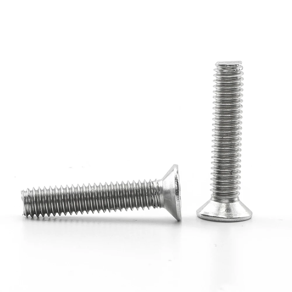NINDEJIN M2 M2.5 M3 M4 M5 Phillips Flat Head Screw Machine Screw Assortment Kit with Nuts Stainless Steel stainless steel screws screw bolt nut set screw washer nut kit