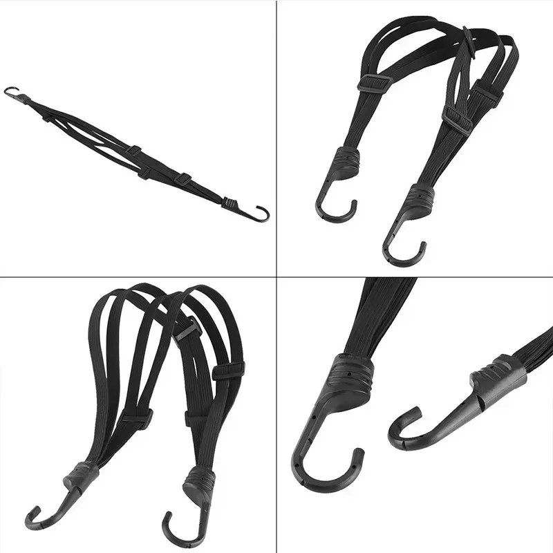 2Pcs 60/90CM Motorcycle Helmet Straps Luggage Retractable Elastic Rope Fixed Strap Moto Helmet Luggage Net Motorcycle Accessorie