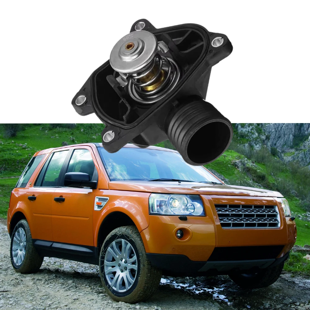 1x Engine Coolant Cooling Thermostat Housing Assembly for Land Rover Freelander 2000-2006 PEL000090 PEM100570 PEL100570