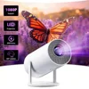 1080P Mini Portable Projector with Speaker, For Android 11 Dual 200 ANSI, Suitable for Home and Outdoor, with Remote Control