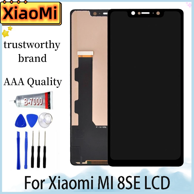 

5.88" Mi 8 SE Mi8 SE MI8SE Display Screen With Frame, for Xiaomi Mi 8 SE Lcd Display Touch Screen Digitizer Assembly Replacement