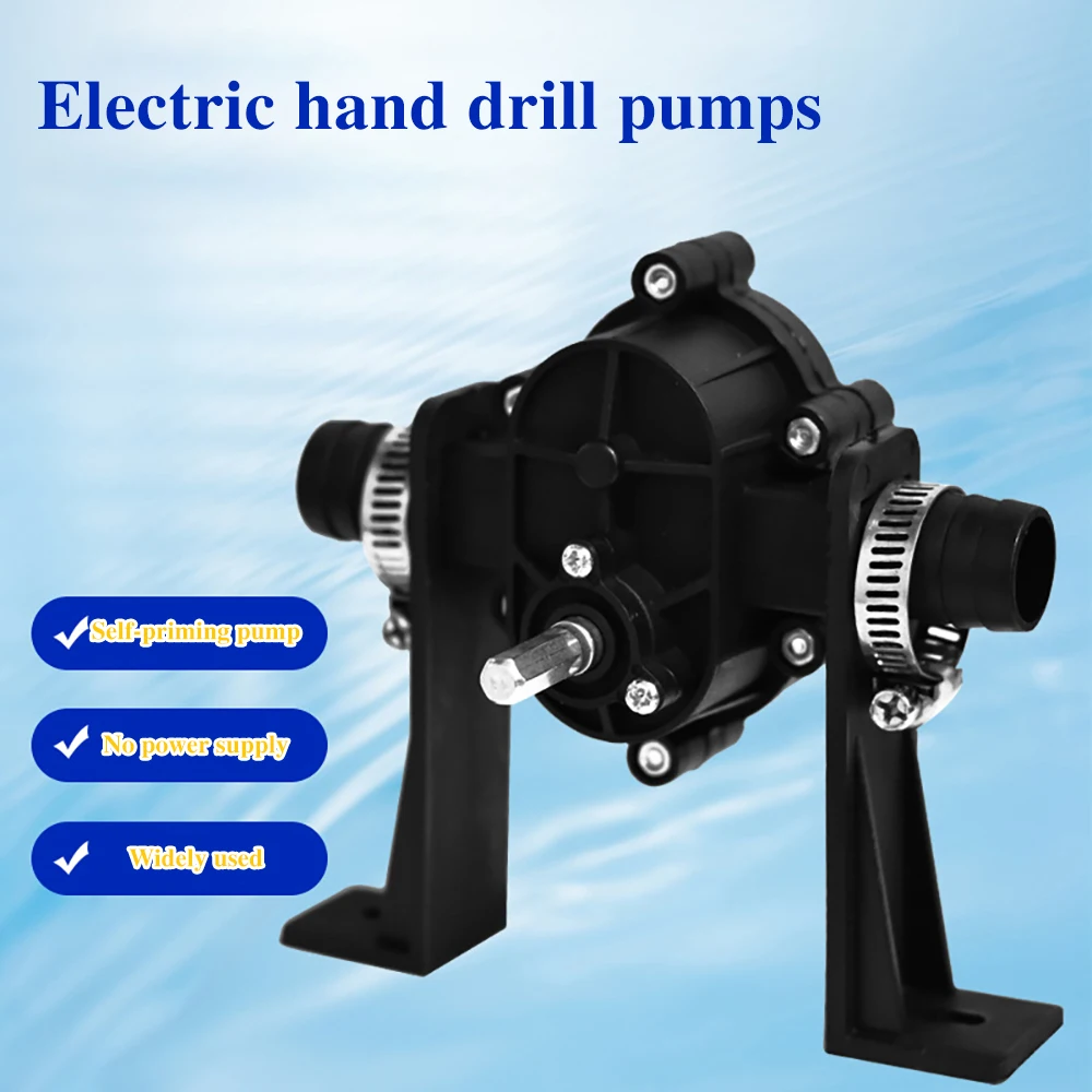 Liquid Transfer Pump Electric Hand Drill Pump Cordless Diesel Oil Fluid Water Pump Screwdriver Hand Drill Self Priming