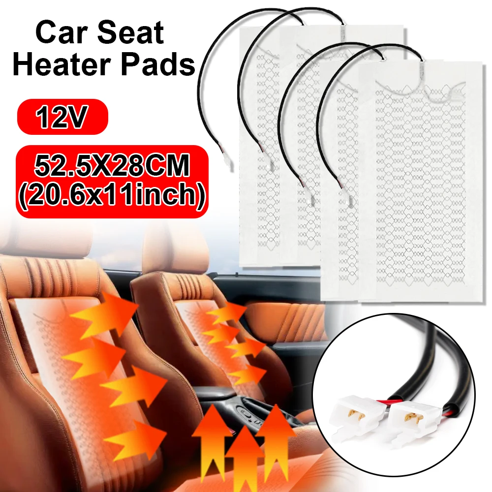 Universal12VCarbonFiberCarSeatHeaterWinterSafetyCarSeatHeat
