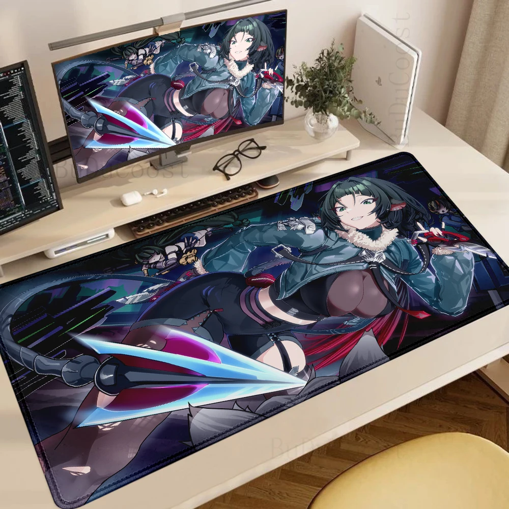 Bestseller Zenless Zone Zero Jane Doe elektronischer Sport HD-Druck Schlosskante Computer Büro Großes Spielzubehör Mauspad