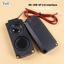 Pair of Portable Rectangle Loudspeakers for Computers and TVs - Enhanced Audio Quality (8Ohm 10W)