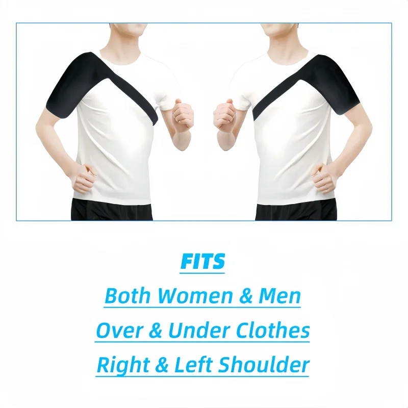 Shoulder pads for warmth and protection for men and women in winter, self-heating shoulder pads for cervical spine, sleeping, ho