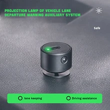  1Pc Car Lane Departure Warning Assist System LED Projection Light Anti-collision Car Safety Driving Universal for Cars/SUV/Truck 