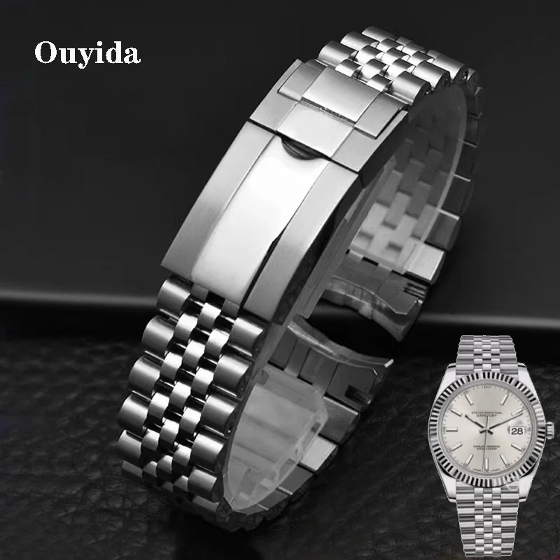 Cinturino Per Rolex Sub Gmt Yacht Daytona 20Mm 21Mm Jubilee Cinturino Da Uomo Catena Per Orologi Di Lusso Parti Mod Accessori Di Ricambio