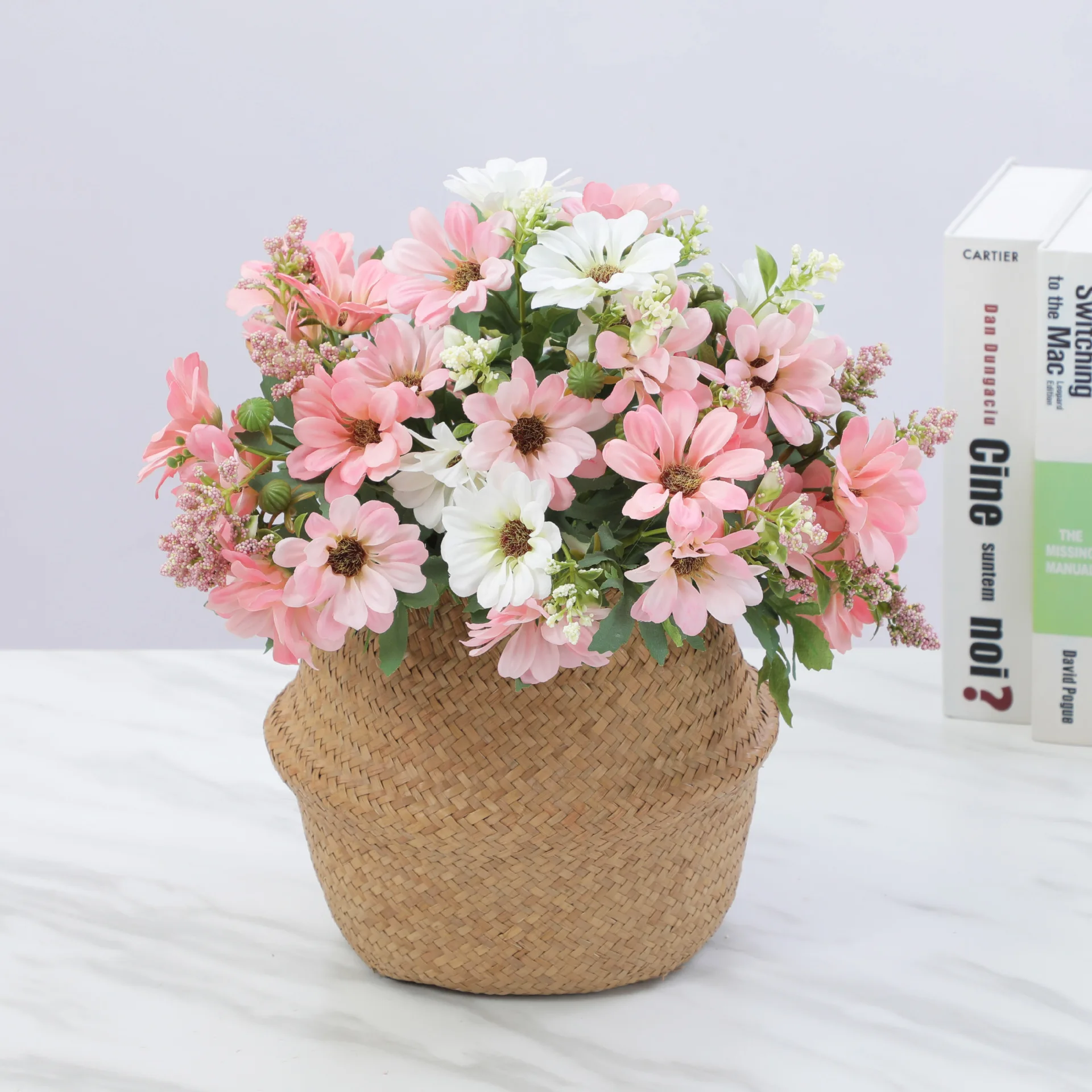 

Small Daisy Simulation Bouquets Inyllic Fresh Ornaments Nordic Ins 12