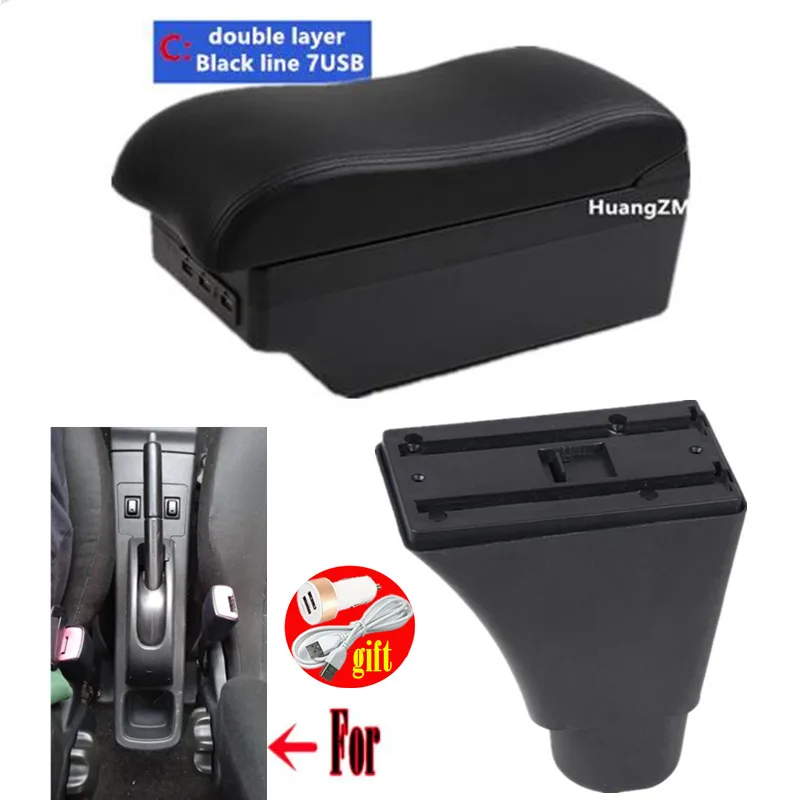 Dubbellaags Armsteun Box Voor Skoda Fabia 3 2015 2016 2017