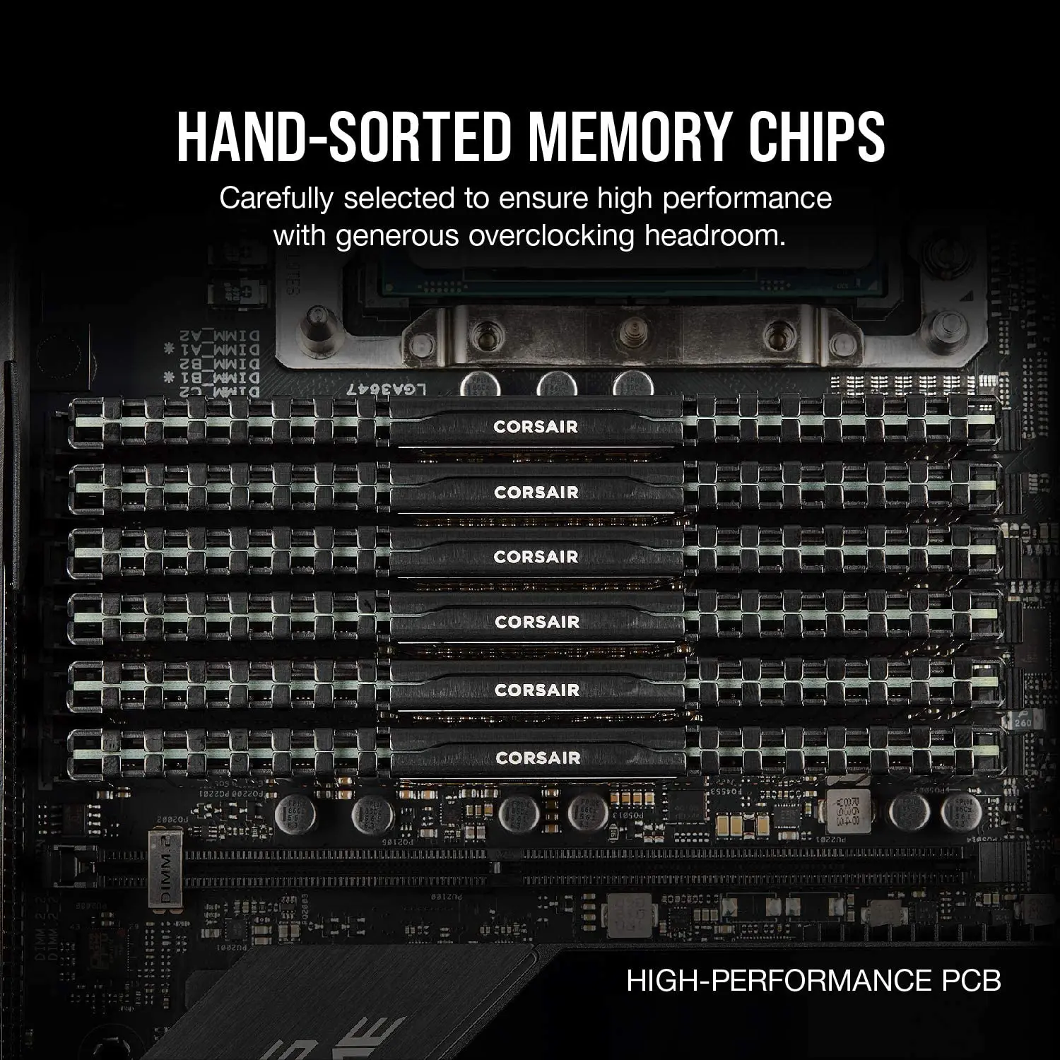 Desktop RAM Memory Desktop Memory Corsair VENGEANCE LPX DDR4 RAM 16GB 3200MHz CL16 Intel XMP 2.0