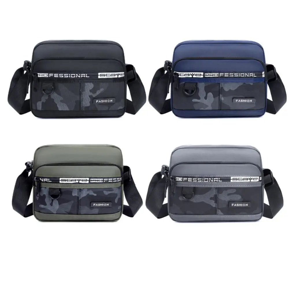 

Nylon Men Chest Bag New Polyester Black Grey Blue Green Waist Bag Multifunctional Waterproof Mobile Phone Bag Unisex