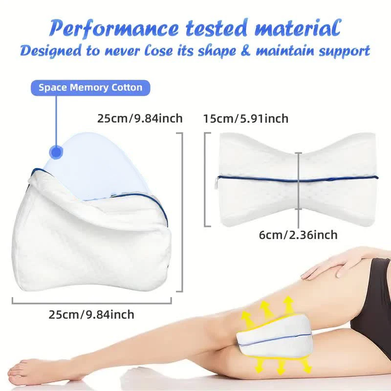leg pillow Body Memory Cotton Leg Pillow Home Foam Pillow Sleeping Orthopedic Sciatica Back Hip Joint Pain Relief Thigh Leg Pad Cushion