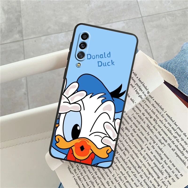 Hoạt Hình Vịt Donald Dành Cho Samsung Galaxy Samsung Galaxy A90 A80 A70 S A60 A50S A30 S A40 S A2 A20E A20 S a10S A10 E Đen Ốp Điện Thoại TPU