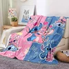 Stitch Flannel Fluffy Throw Camping Blanket for Children Sofa Throw Blanket Modern Fashion Gift Miniso Girlfriend Gift 1