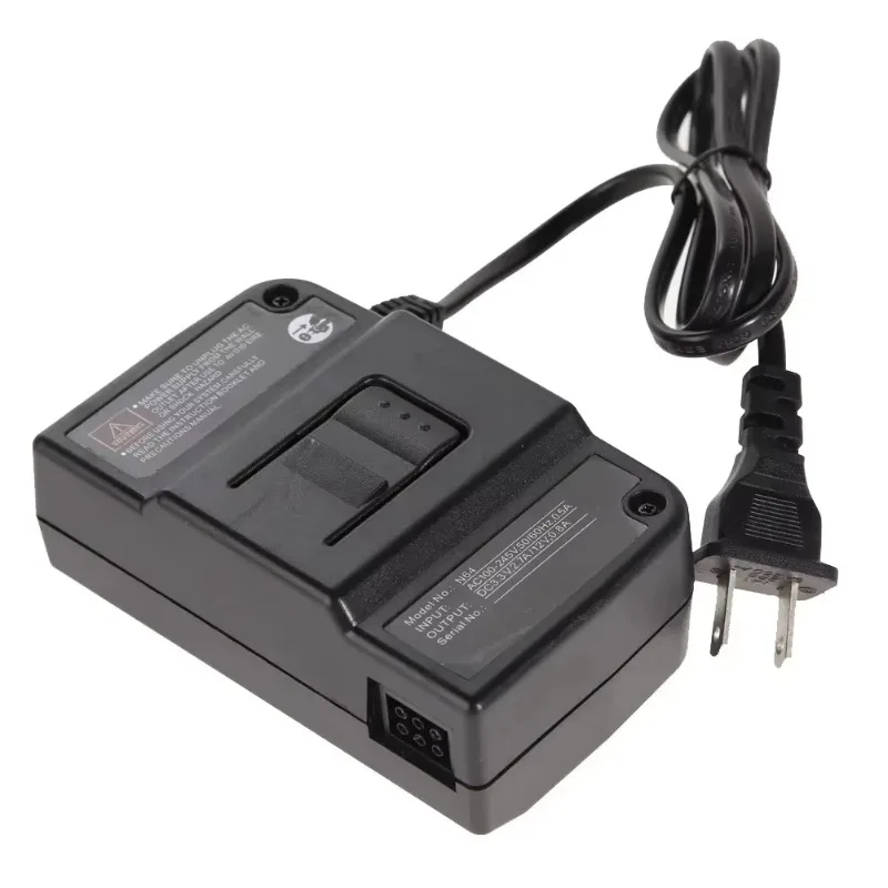 For N64 Replacement AC Adapter Power Supply and AV Composite Video Cable Cord for Nintendo 64 US EU Plug