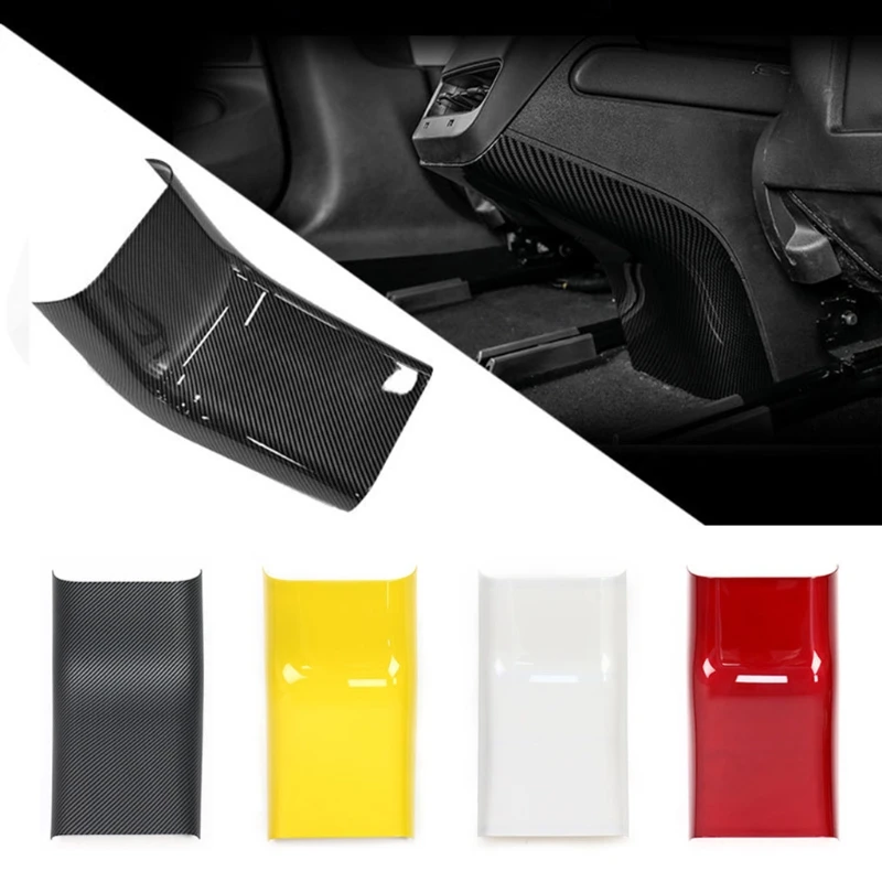 

Interior Rear Armrest Scuff Plate Guard for Model 3 y Anti-Kick Pad Easy to Clean Cover Auto Interior Accessories