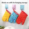 Mitten Microwave Oven Glove Non Slip Household Thickened Insulated Baking Heat Resistant Gloves Oven Mitts Cute Kitchen Tool 3