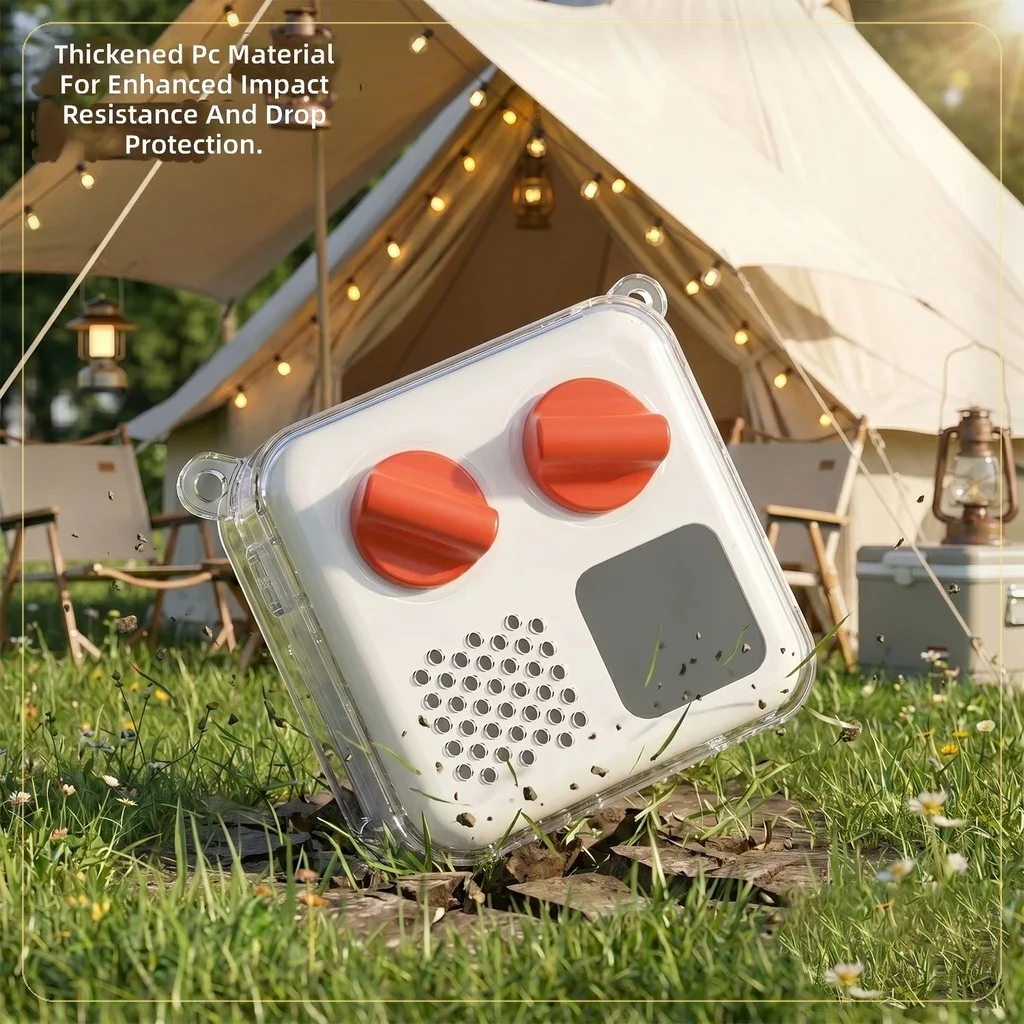 Clear Hard Protective Cover for Mini Audio Player - Full Body Shockproof & Anti-Scratch Case
