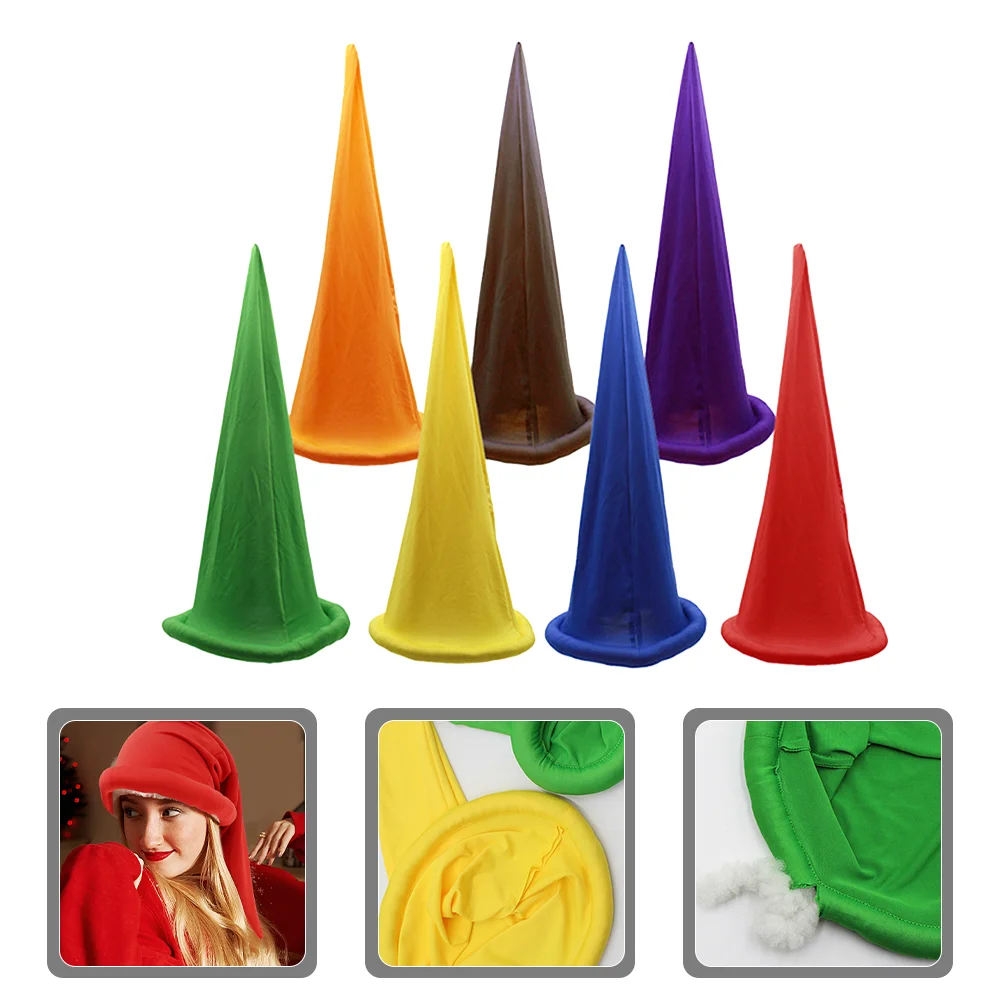 

Christmas Dwarf Hats Halloween Dwarf Hats Dwarf Costume Hats Gnome Hats Cotton Hat Fairy Tale Costumes Pary Hats 52x24x24cm