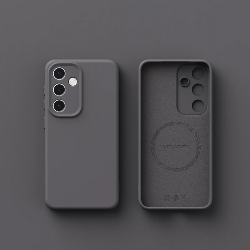 Premium Liquid Silicone Magnetic Case - Ultra Soft Shockproof Matte Candy Cover