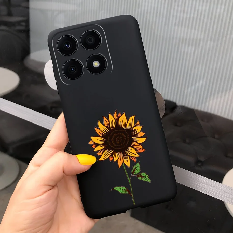 Daisy Flower Soft Silicone Phone Case Cover - Fashionable TPU Design