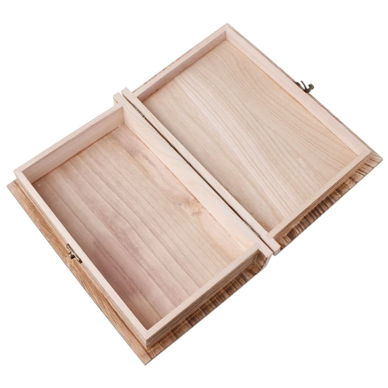 Wooden Hinged Lockable Box Jewellery Storage for Case Crfats Sundries  Organizer - AliExpress