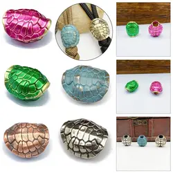 Outdoor Accessories 19*16mm Turtle Shape Paracord Rope Pendant Camping EDC Gadgets Ropes Lanyard Bronze Knife Beads