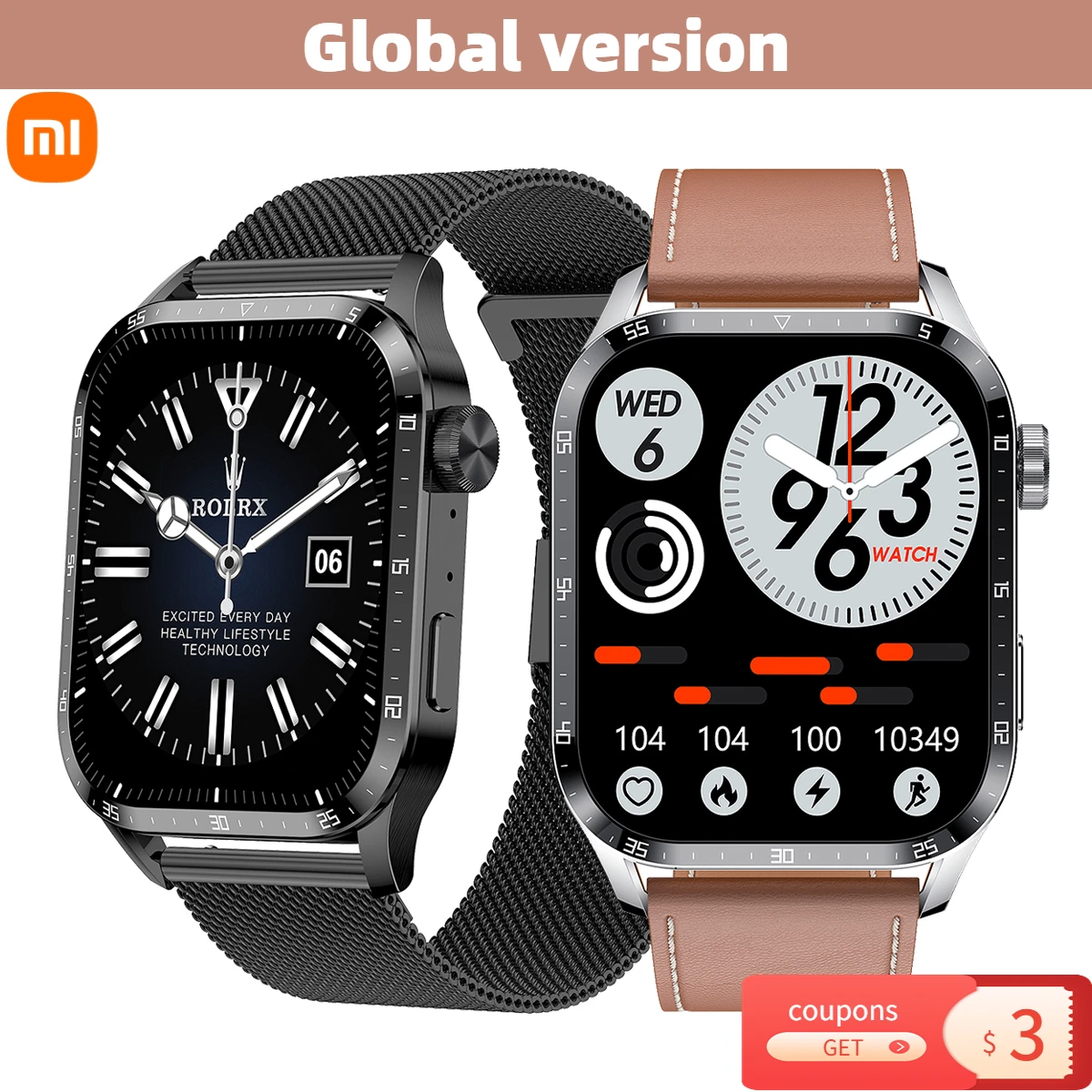 Xiaomi smartwatch always on display Clearance