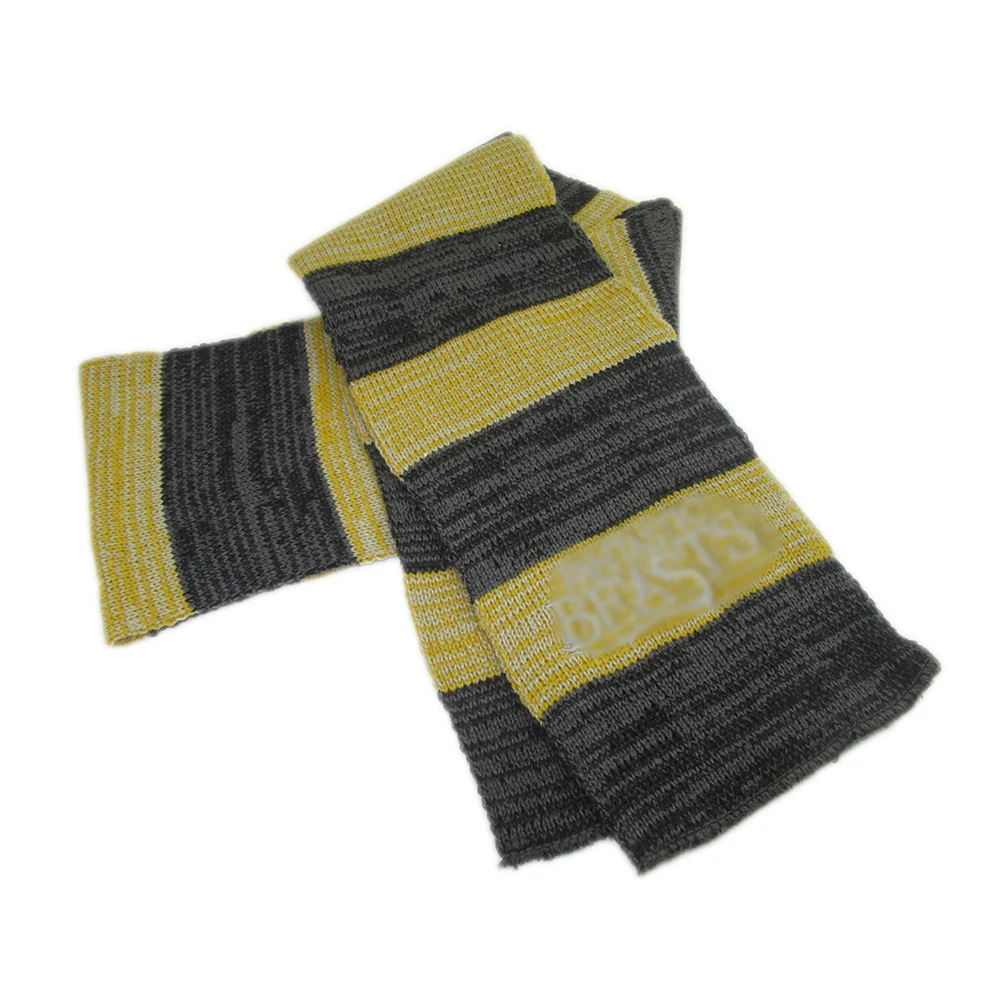 Brdwn Newt Scamander keep warm Cosplay Scarf Muffler feather scarf scarf accessories knitting scarf