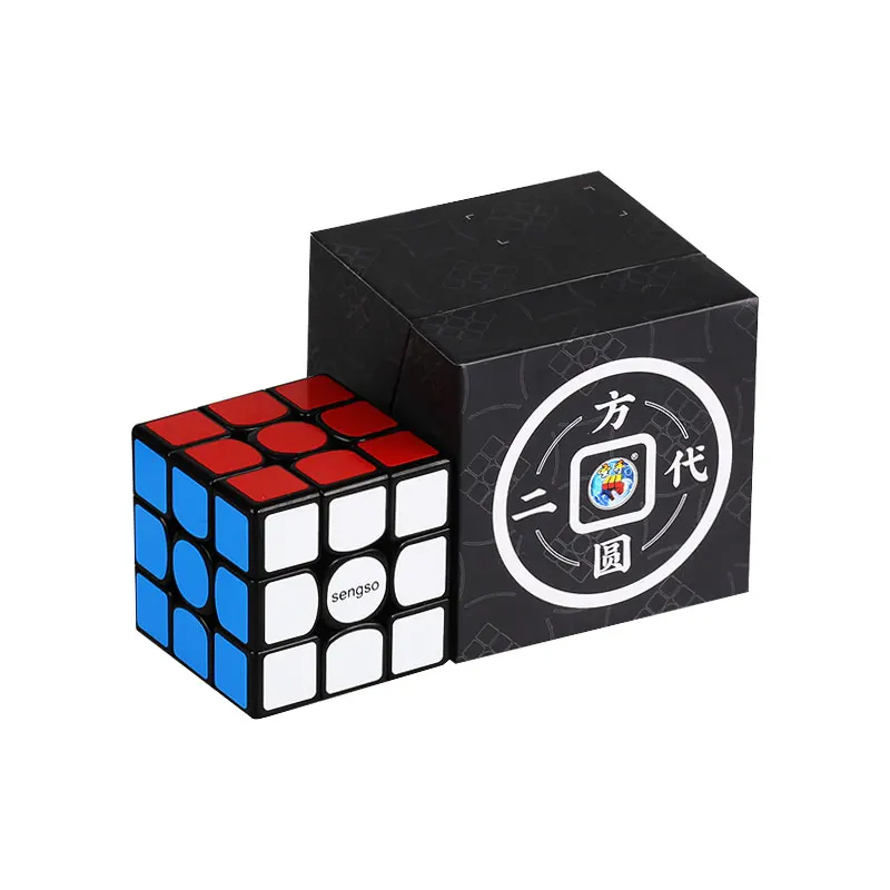 

SENGSO Magnetic FangYuan 3x3 Magic Cube Sticker Profession Puzzle High Quality Kid's Fidget Toys Cubo Magico Gift Boxed