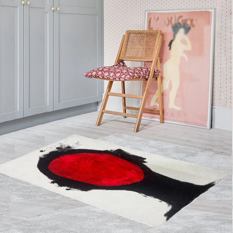 

Living Room Large Area Artistic Creative Carpets Abstract Bedroom Bedside Carpet Plush Cloakroom Rugs Soft Coffee Table Rug 양탄자