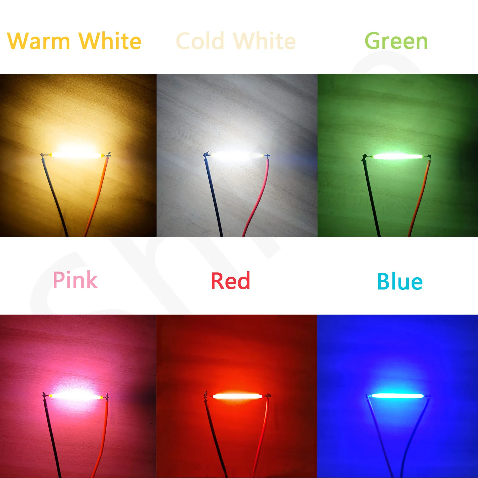 LED Lamp LED Chip LED Lamp Bulb LED Lamp Beads 10pcs DC3V 12V 57V 38mm Edison Bulb Filament COB Part Incandescent Light Accessories Diodes DIY