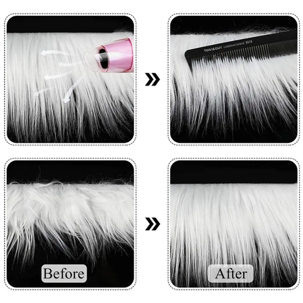 Faux Fur Ribbon Tapes for Crafts and Sewing